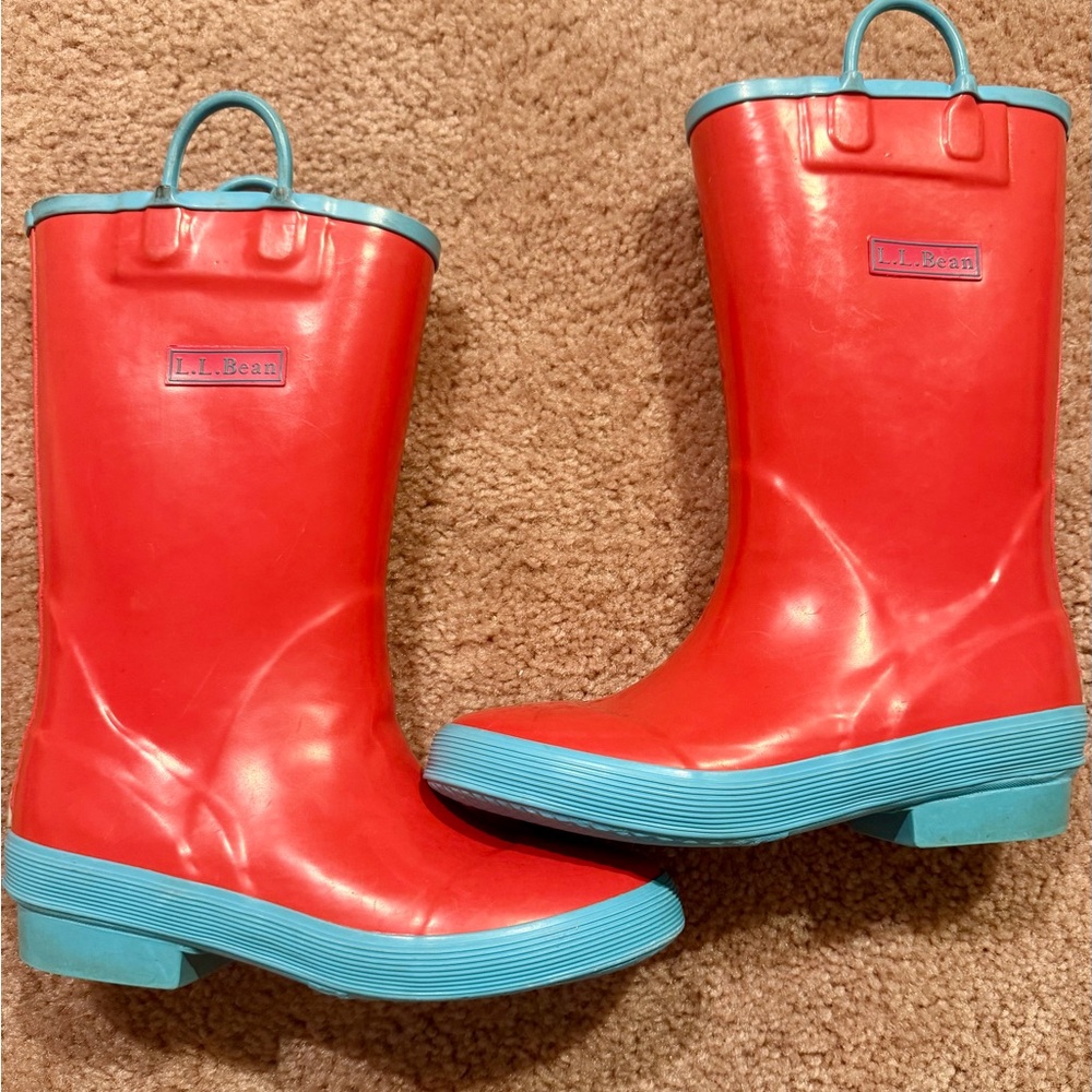LL Bean Kids Puddle Stomper Rain Boots